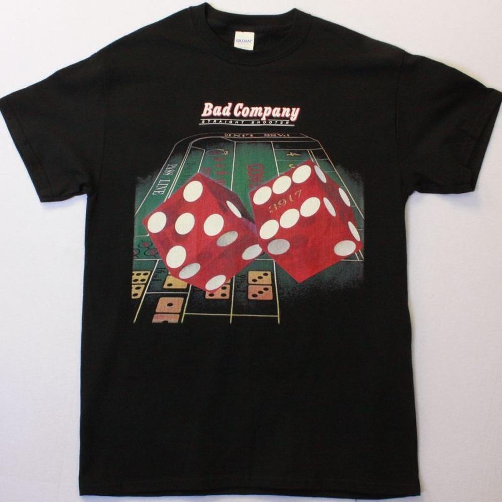 Bad Company Straight Shooter New Black T Shirt